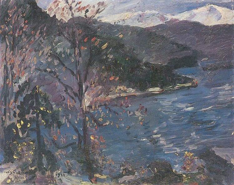 Lovis Corinth Walchensee im Herbst Sweden oil painting art